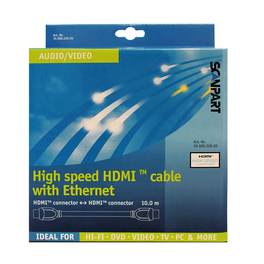 Scanpart hdmi kabel hoge snelheid en ethernet 10m