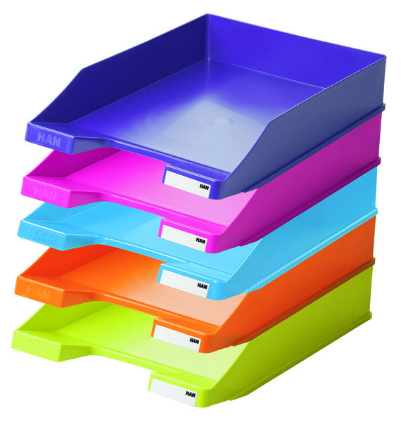 Han ha-1027-x-56 brievenbak a4 standaard kunststof trendkleur roze