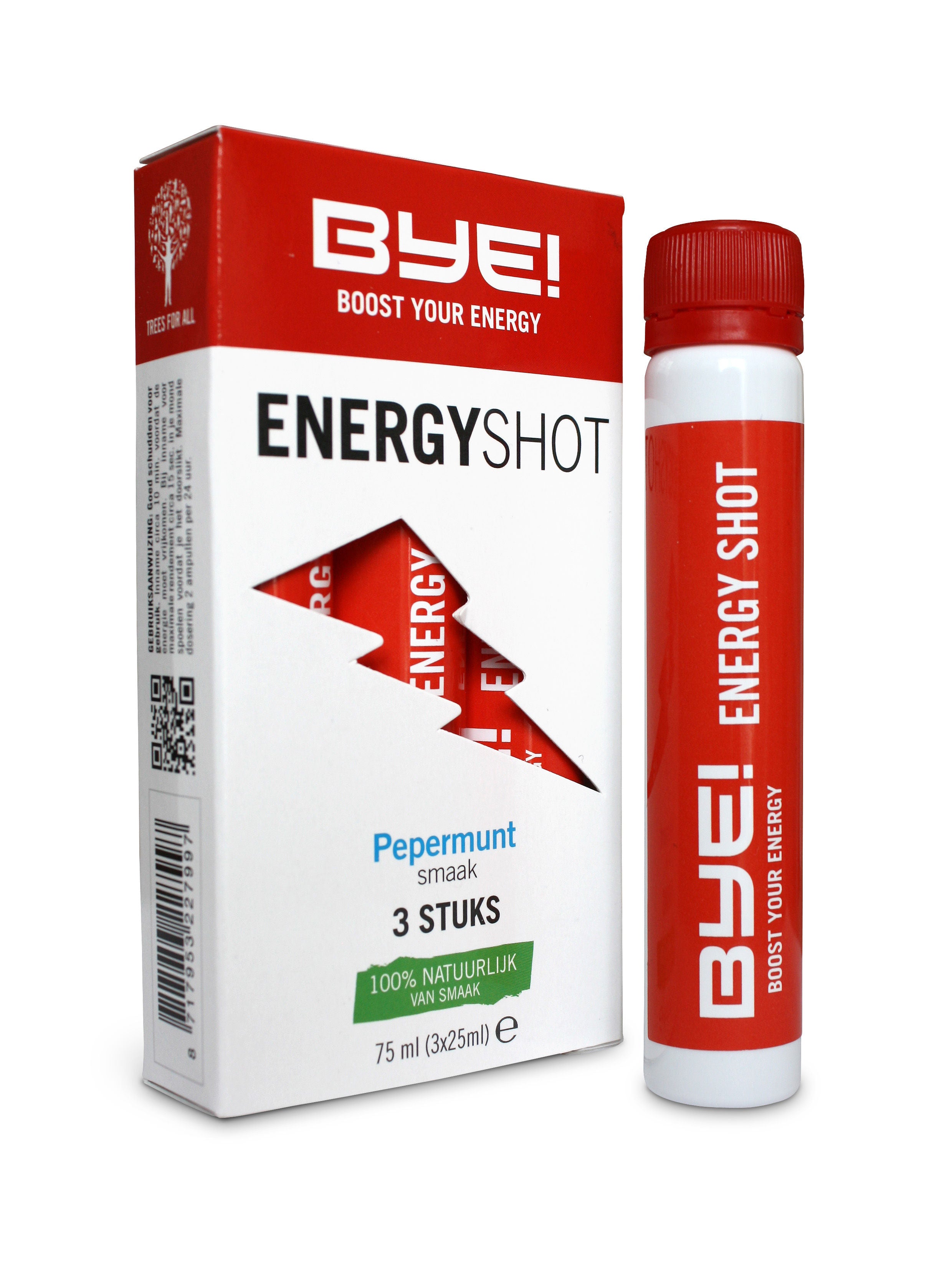 DOEI! Energyshot pepermuntsmaak (3 ampullen)