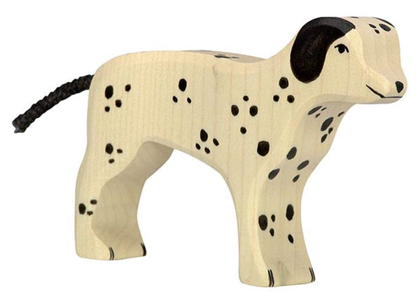 Holztiger boerderij - dalmatiër - 12x2x8cm - houten figuur - handgemaakt