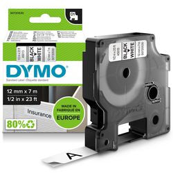 Dymo labeltape d1 45013 wit