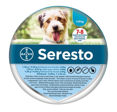 Bayer Seresto tekening vlooienband hond