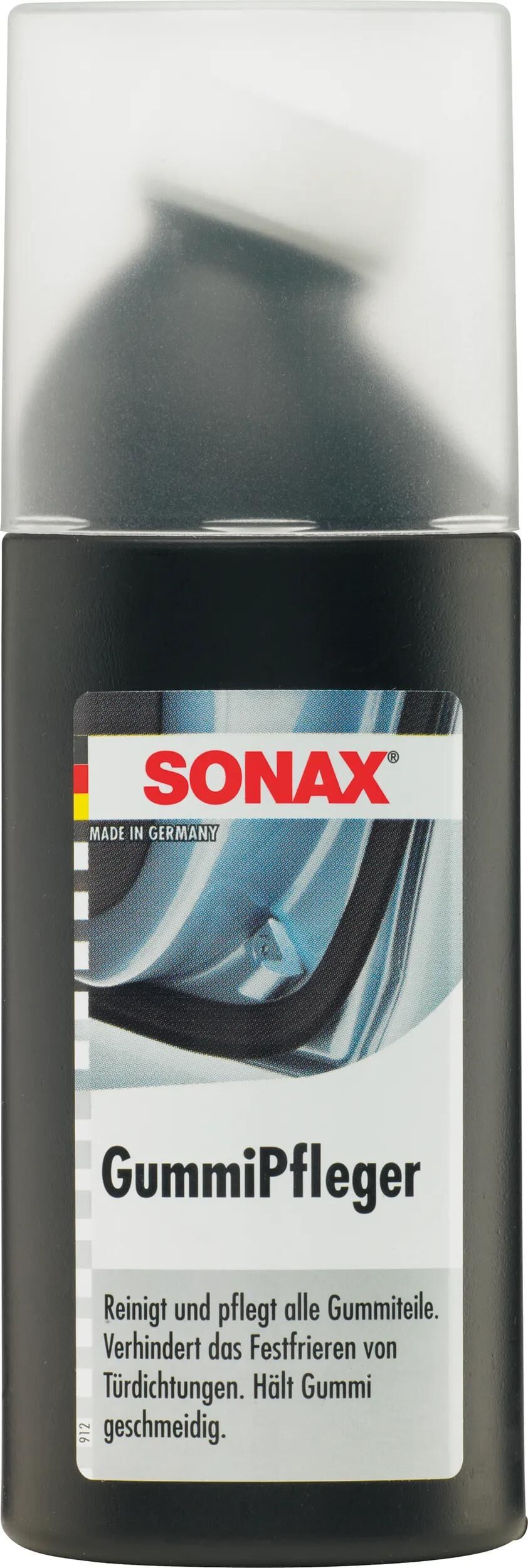 Sonax gummipflegemittel gummipfleger rubber care 1oo ml fl.with foam