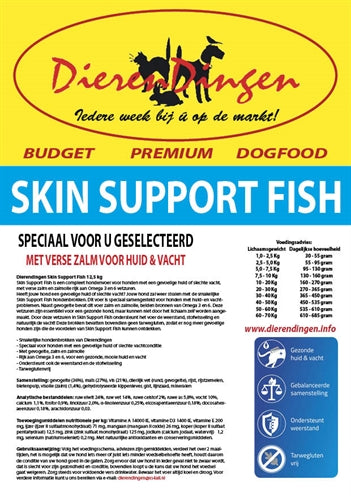 Budget premium hondenvoer huidondersteuning vis