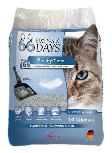 66 dagen katoen lichte kattenbakvulling