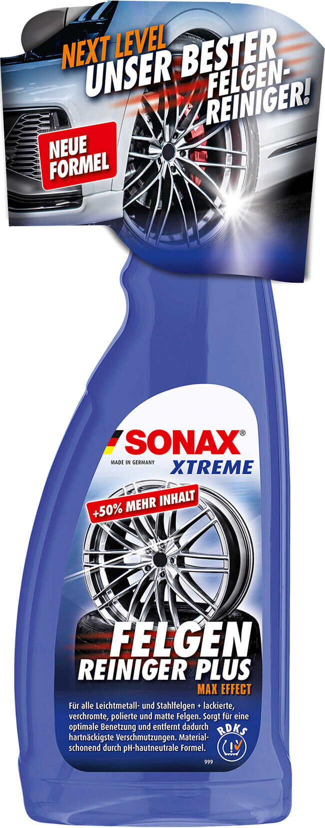 Sonax velgen reiniger xtreme plus rim cleaner xtremeplus 750 ml
