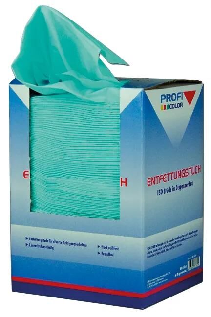 Profi color entfettungstuch degreasing cloth in dispenser carton
