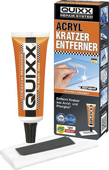 Quixx set polijstpasta acryl remover (xerapol) xerapol polishing compoun tube 50 gr.