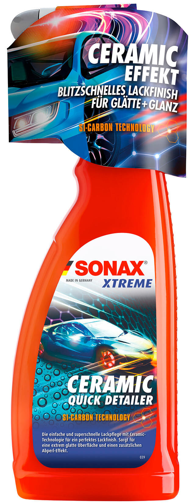 Sonax lakverzegeling xtreme ceramic quick detailer ceramic quickdetailer 750 xtreme