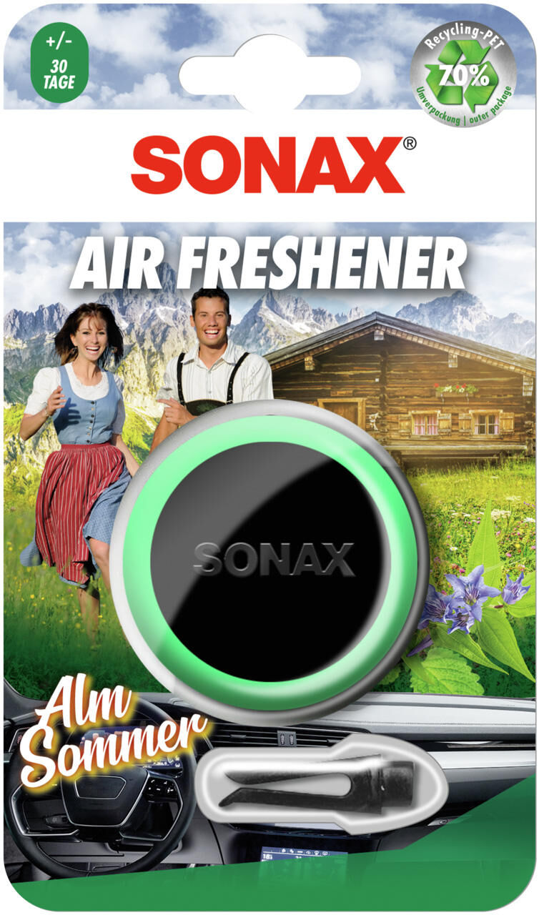 Sonax luchtverfrisser air freshener . air freshener alm summer