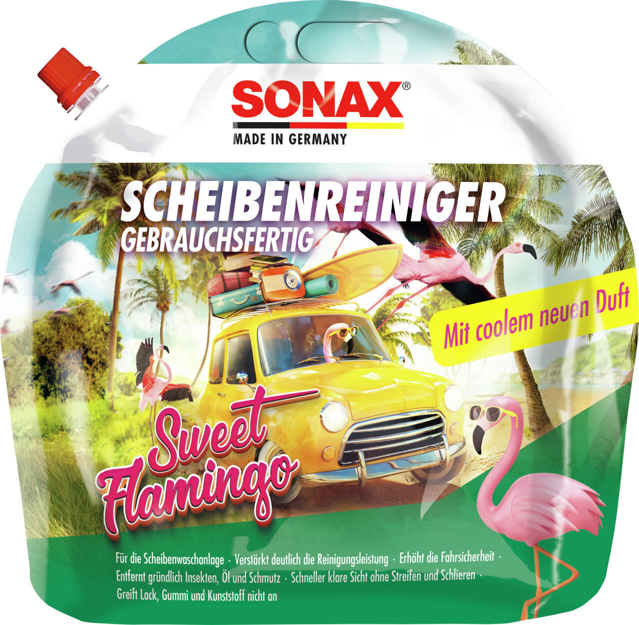 Sonax ruitenreinger window cleaner 3 l sweet flamingo