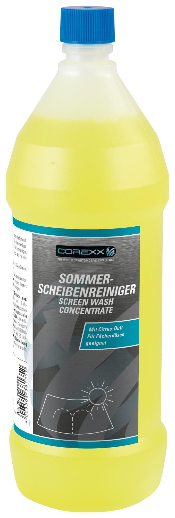 Corexx vensterreiniger zomer citrus window cleaner concentrate 1l