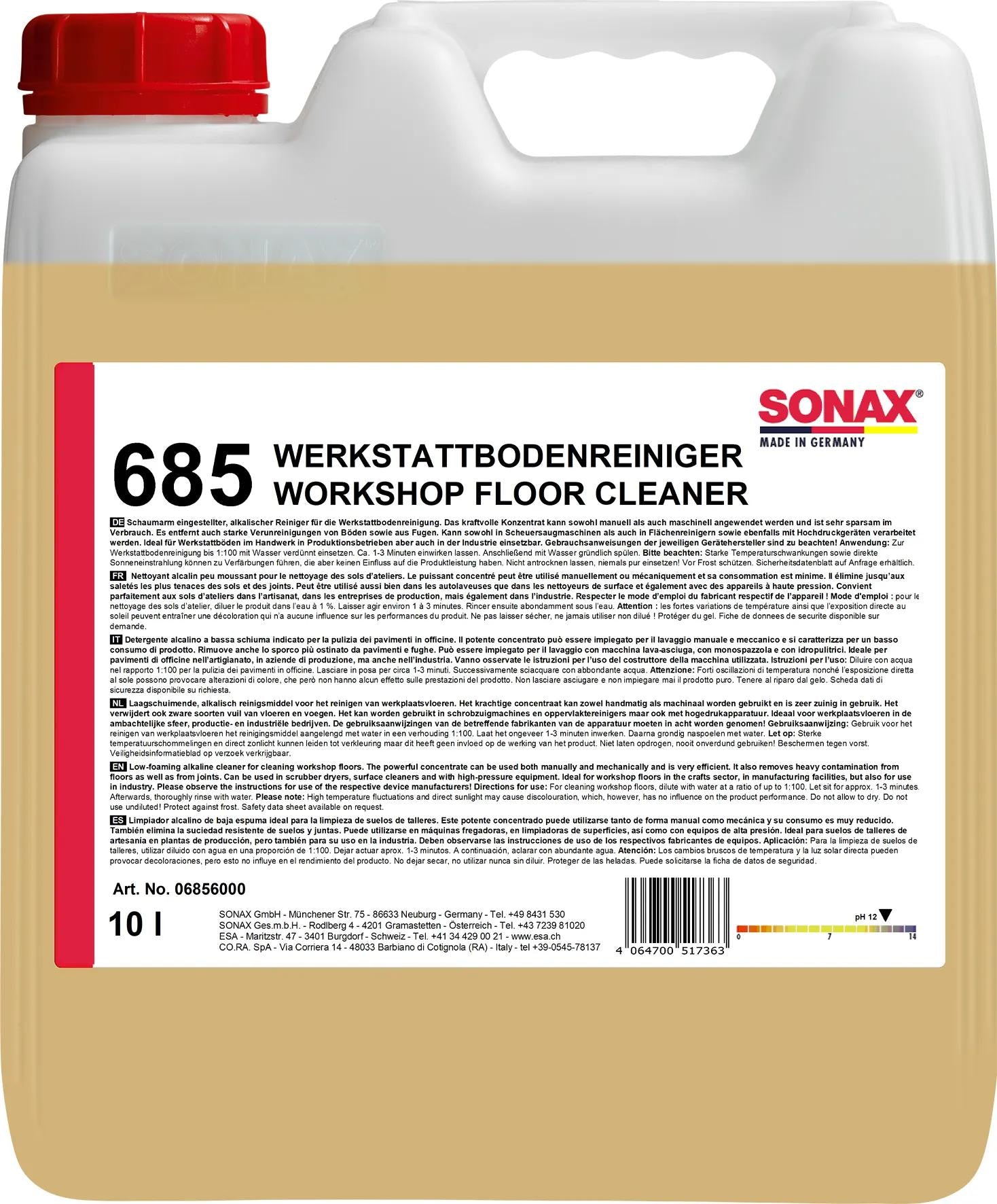 Sonax vloerreiniger werkstattbodenreiniger workshop floor cleaner 10
