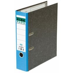 Ordner elba rado a4 80 mm karton blauw 2-rings 1 stuk