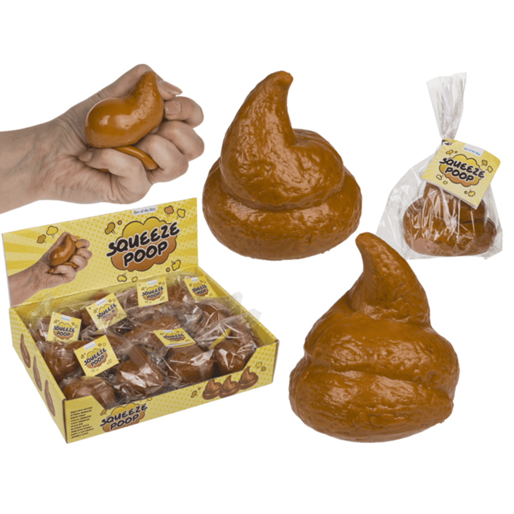 Dsp knijppoep, ca 7 x 6 cm. 12 stuks in