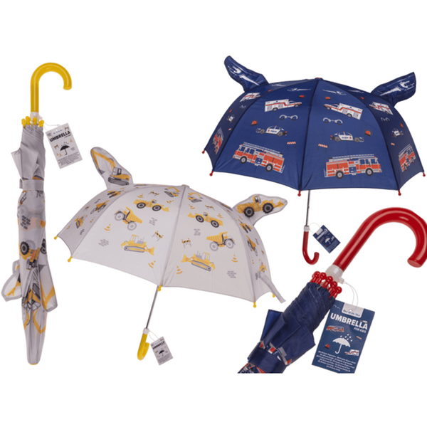 3d kinderparaplu. d: ca. 70 cm. 2 assort | 2 stuks