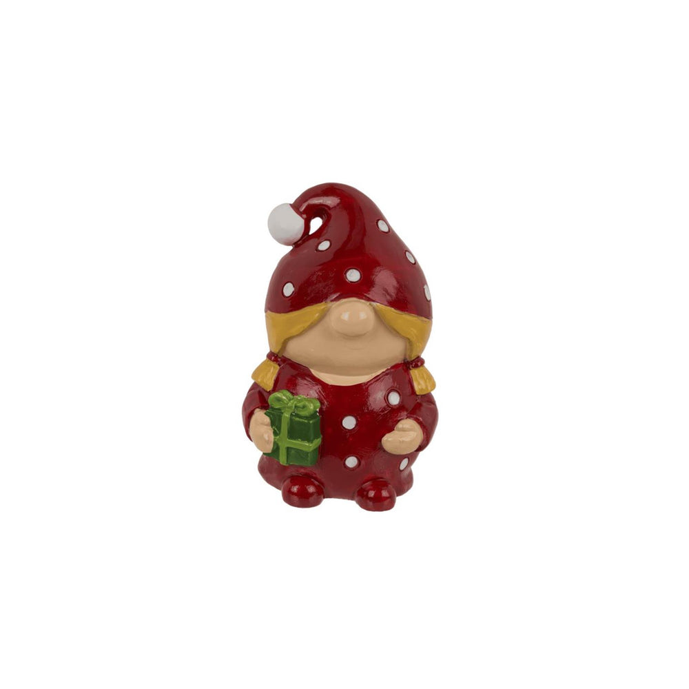 Ootb kerst gnoom 4x3x6cm 4 assorti
