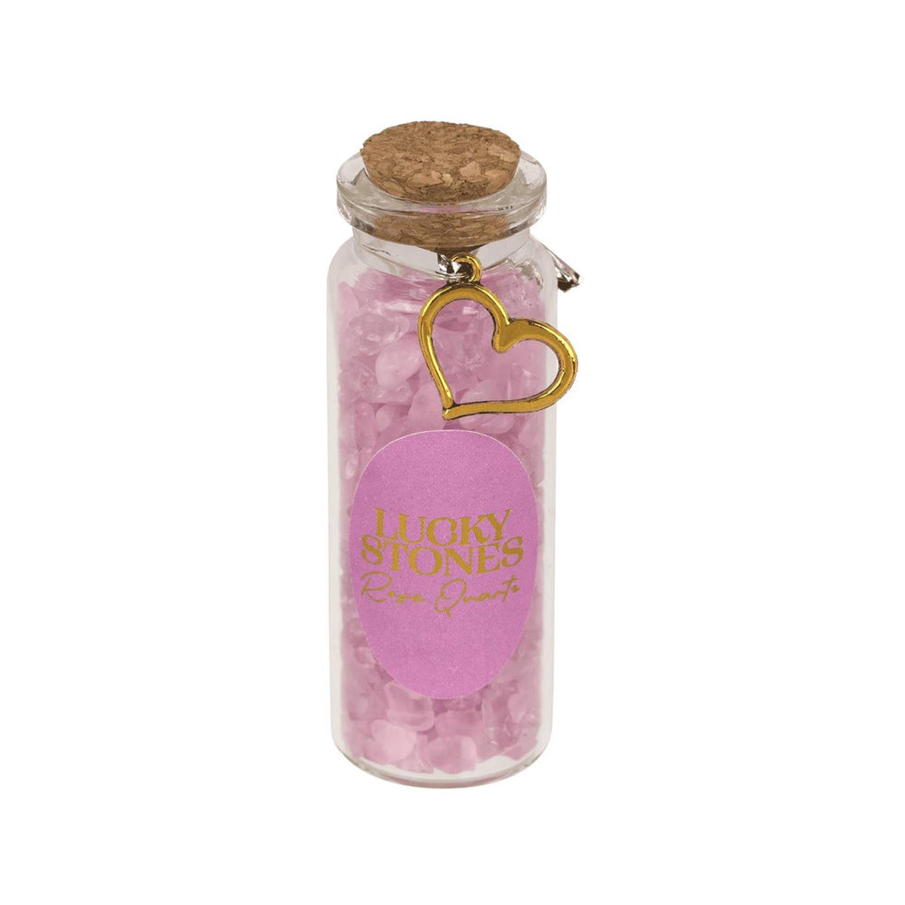 Ootb gem stones, lucky stones in glazen flesje ã˜2xh6,2cm
