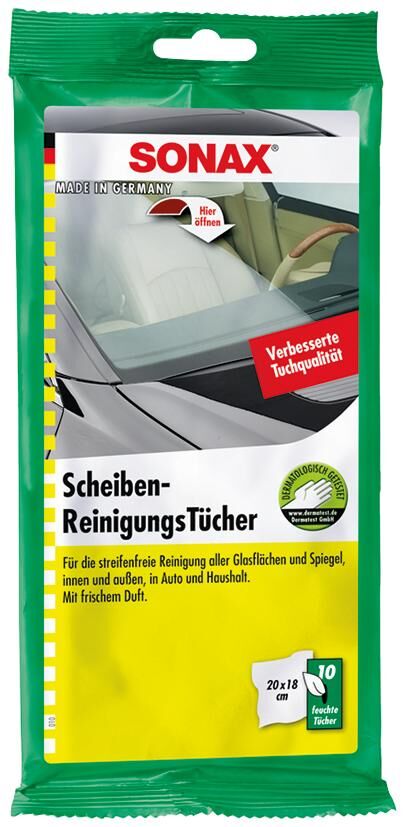 Sonax ruiten reinigingsdoek windshield cleaning cloth