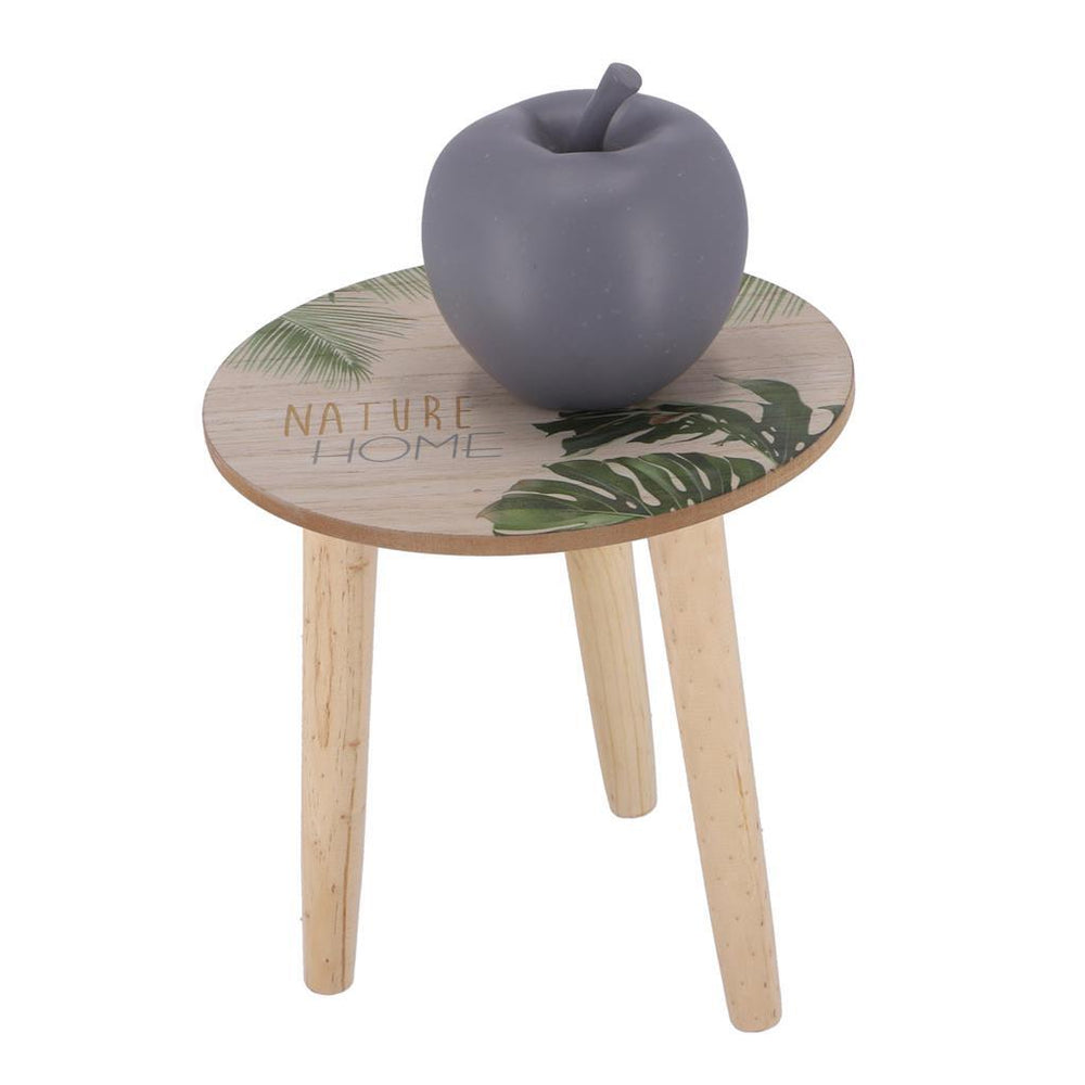 Basic noor living houten bijzettafel natuurhuisje 25 cm