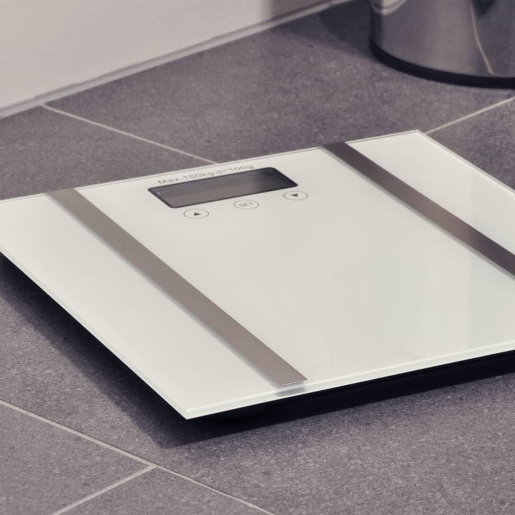 Hi lichaamsanalyseweegschaal zilverkleurig