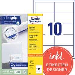 Etiketten avery 3679 wit