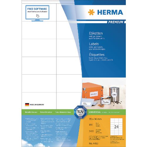 Etiketten herma
