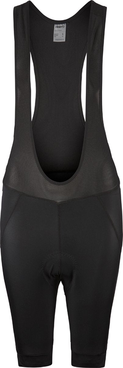 Craft balance bib w dames fietsbroek - black-rock - maat m