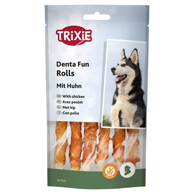 Trixie Denta Fun Kip Kauwrolletjes