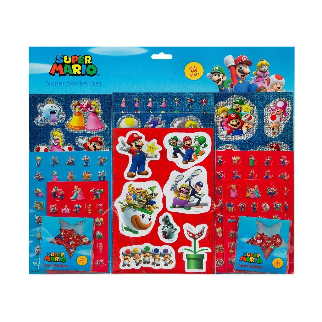 Undercover super stickerset super mario