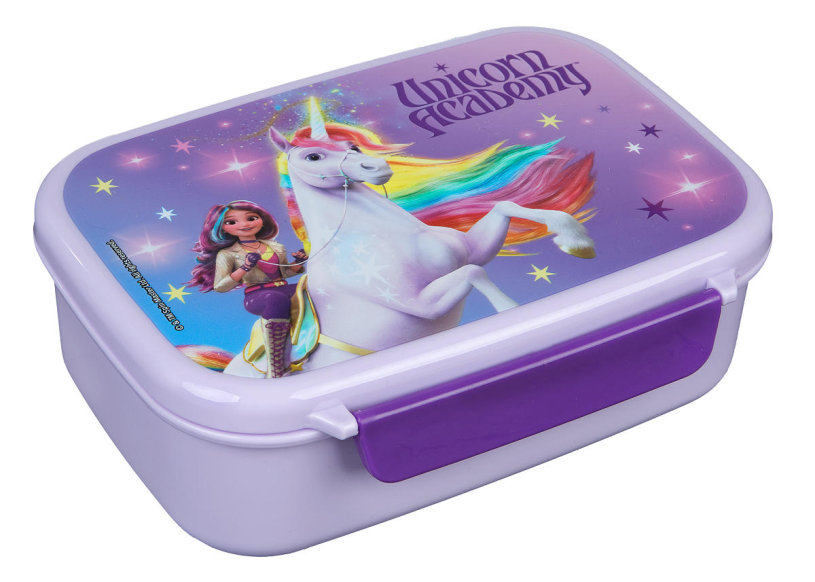 Undercover unicorn academy lunchbox met snackbakje