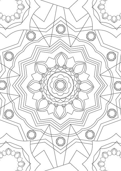 Info notities in-8722-08 creatief kleurvel a5 color relax voor volwassenen