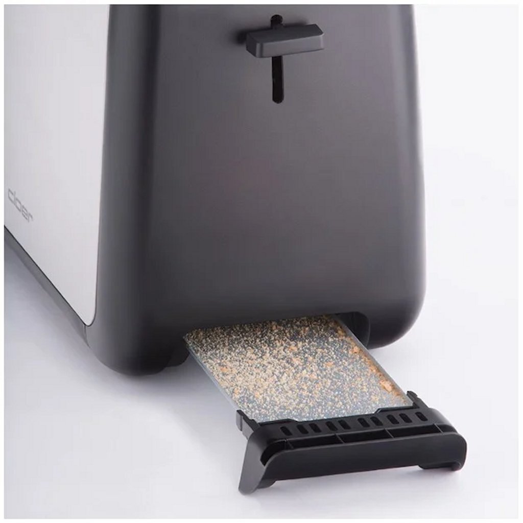 Cloer 3569 king size RVS zwart