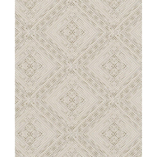 Noordwand behang topchic tone on tone diamonds metallic beige