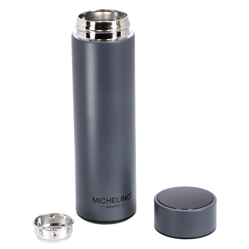 Michelino thermosflessen met temperatuuraanduiding 0,5l