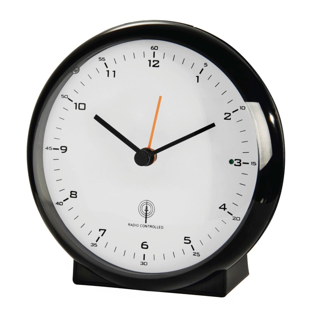 Hama radiogestuurde wekker elegantie pro geluidsarm zwart