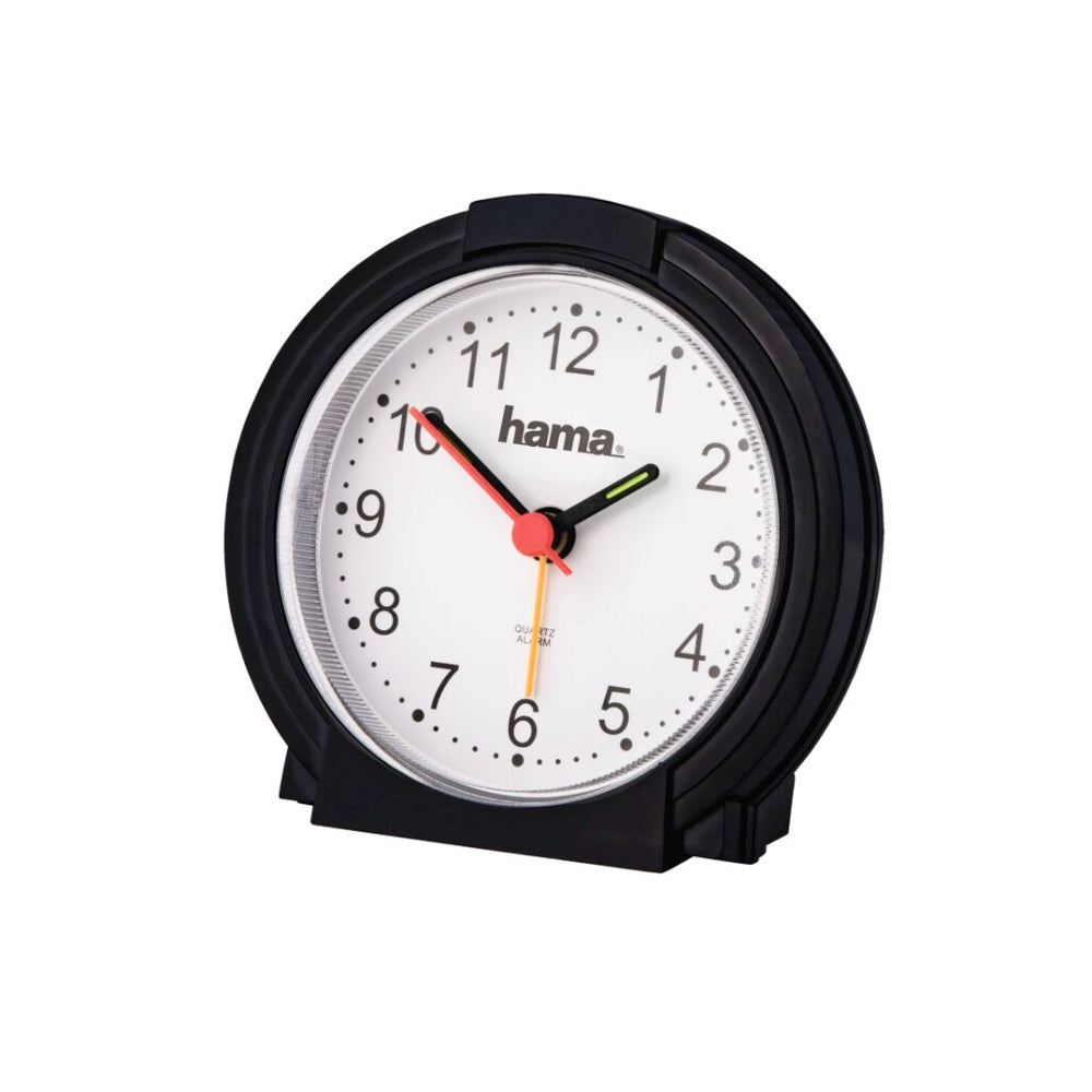 Hama wekker- classic - geluidsarm- zwart wit