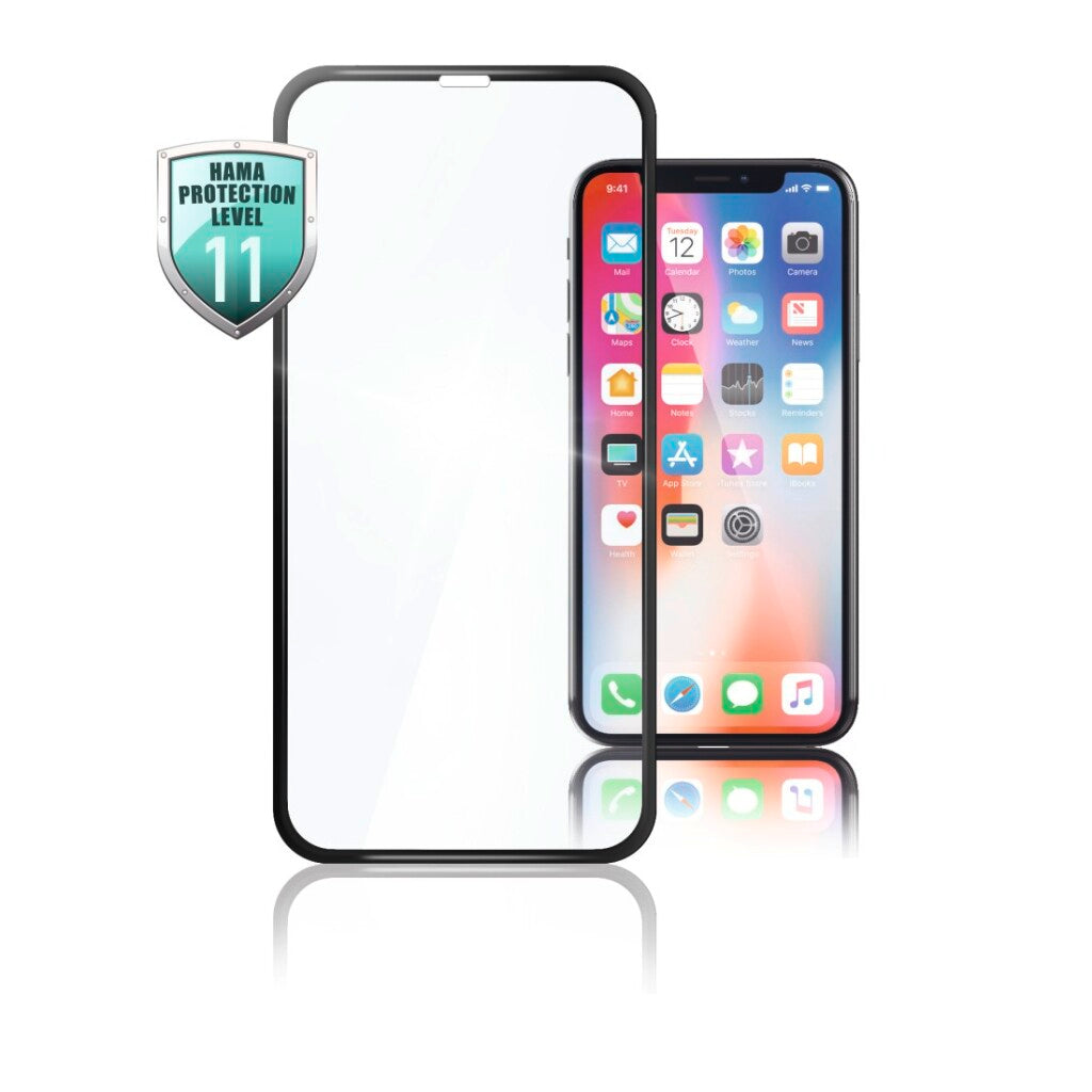 Hama 3d-full-screen-beschermglas voor apple iphone 11 zwart