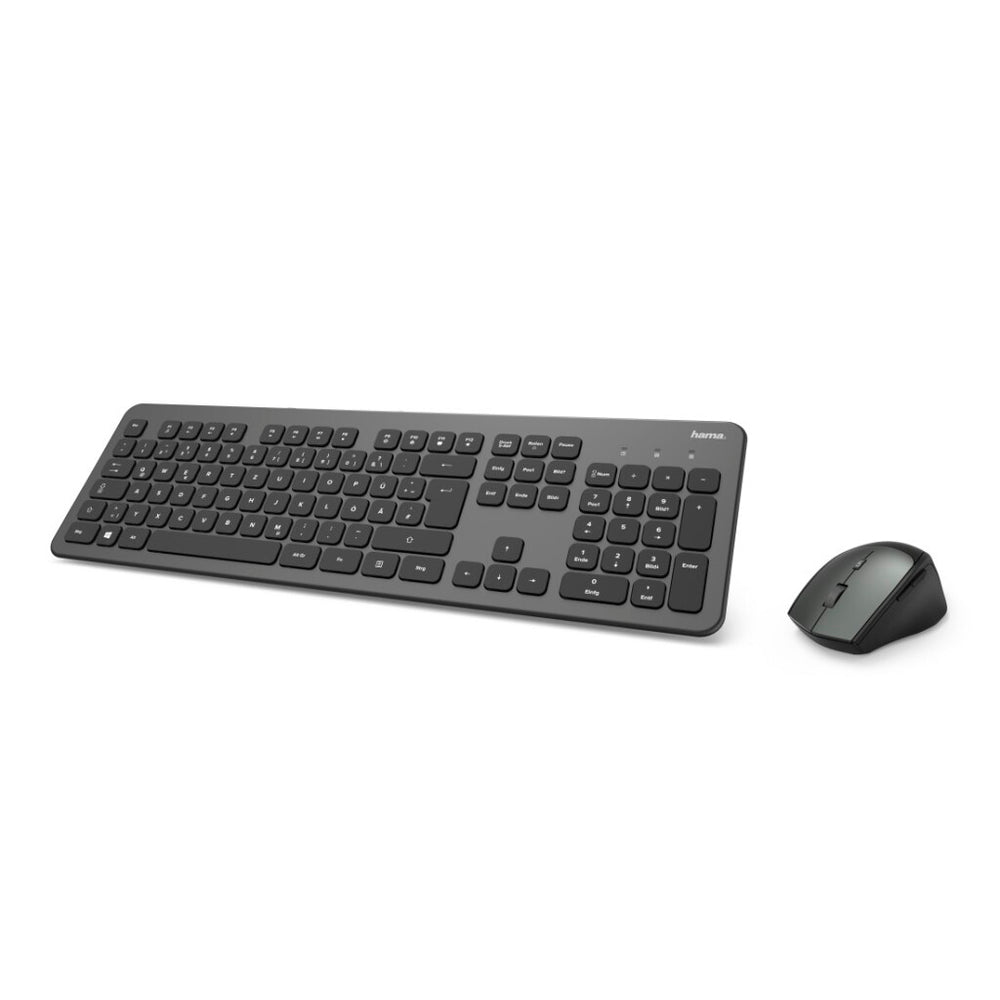 Hama Draadloze Toetsenbord-muis-set KMW-700 Antraciet zwart US