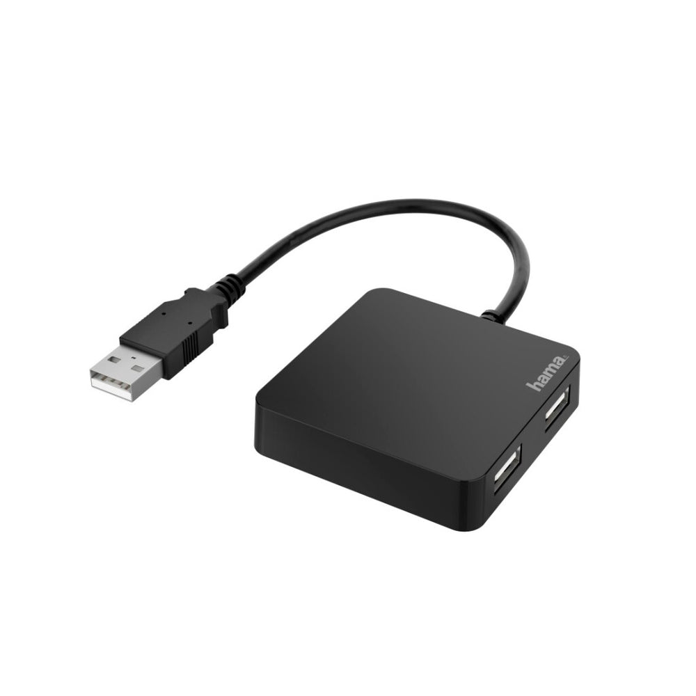 Hama usb hub entry line 4 poorten zwart