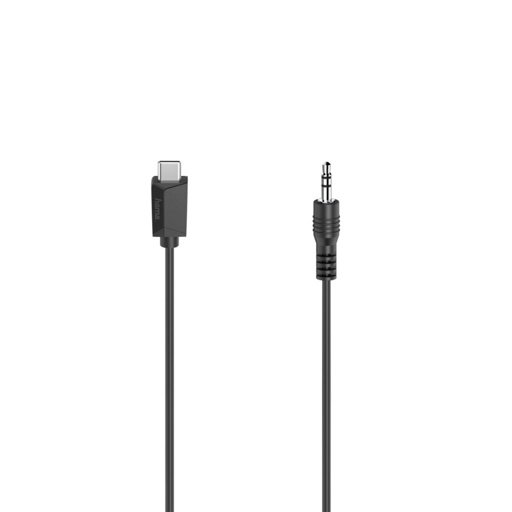 Hama audiokabel usb-c-stekker - 3,5 mm-jack-stekker stereo 0,75 m