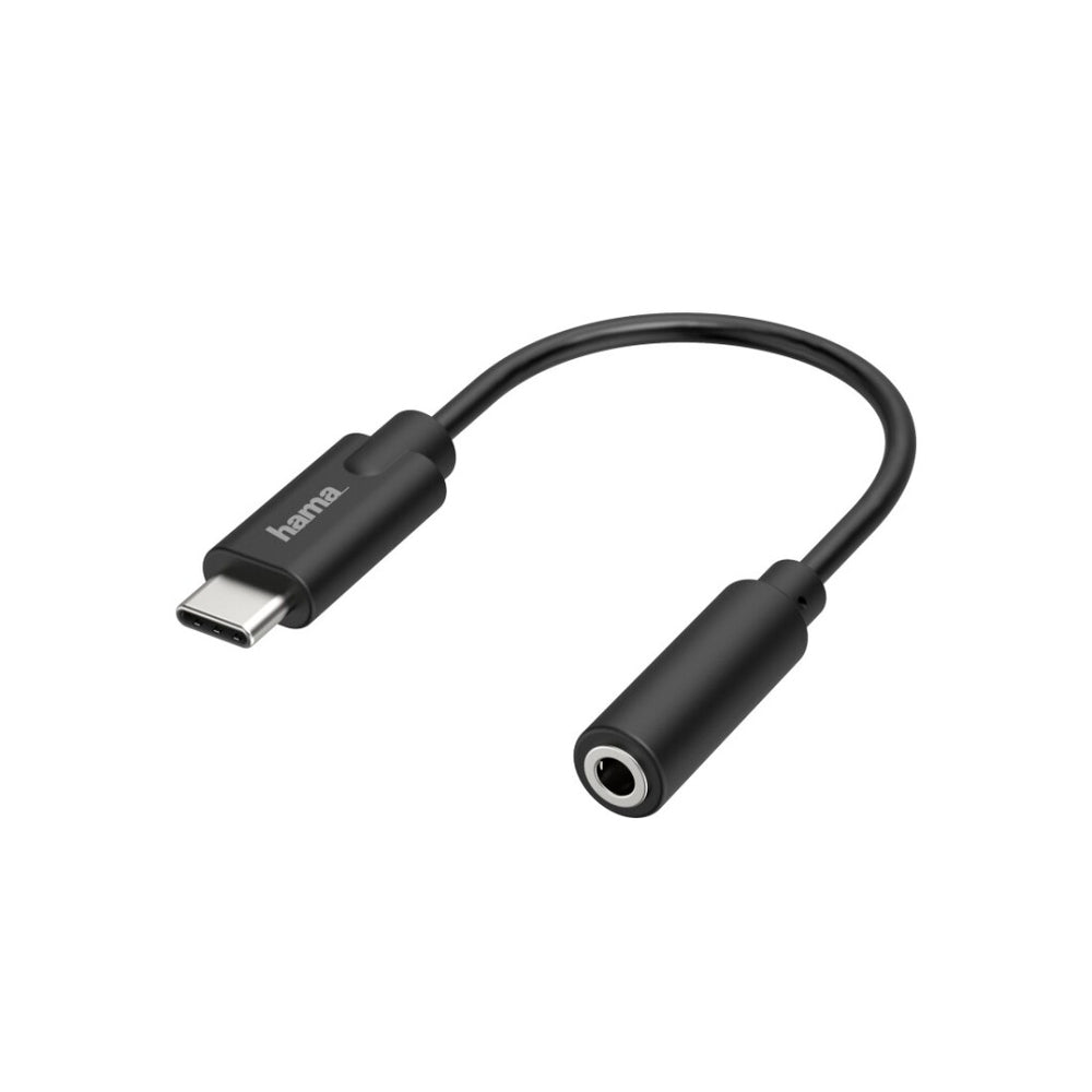 Hama Audio-adapter USB-C-stekker 3,5 mm-jack-aansluiting Stereo