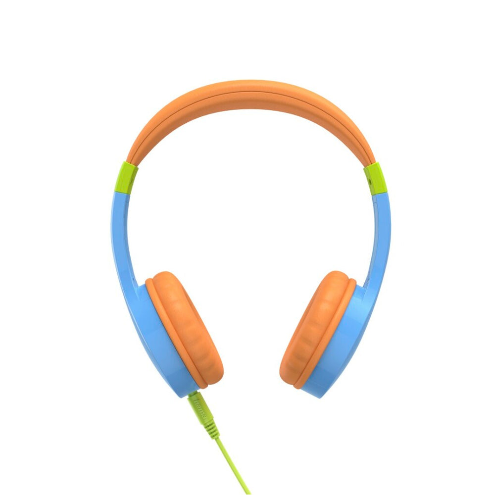 Hama kinderbeschermer on-ear kinderkoptelefoon blauw oranje