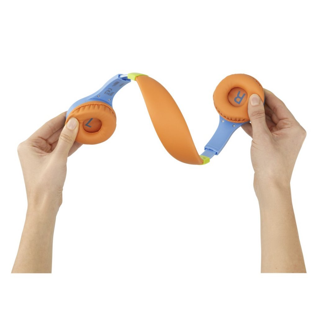 Hama kinderbeschermer on-ear kinderkoptelefoon blauw oranje