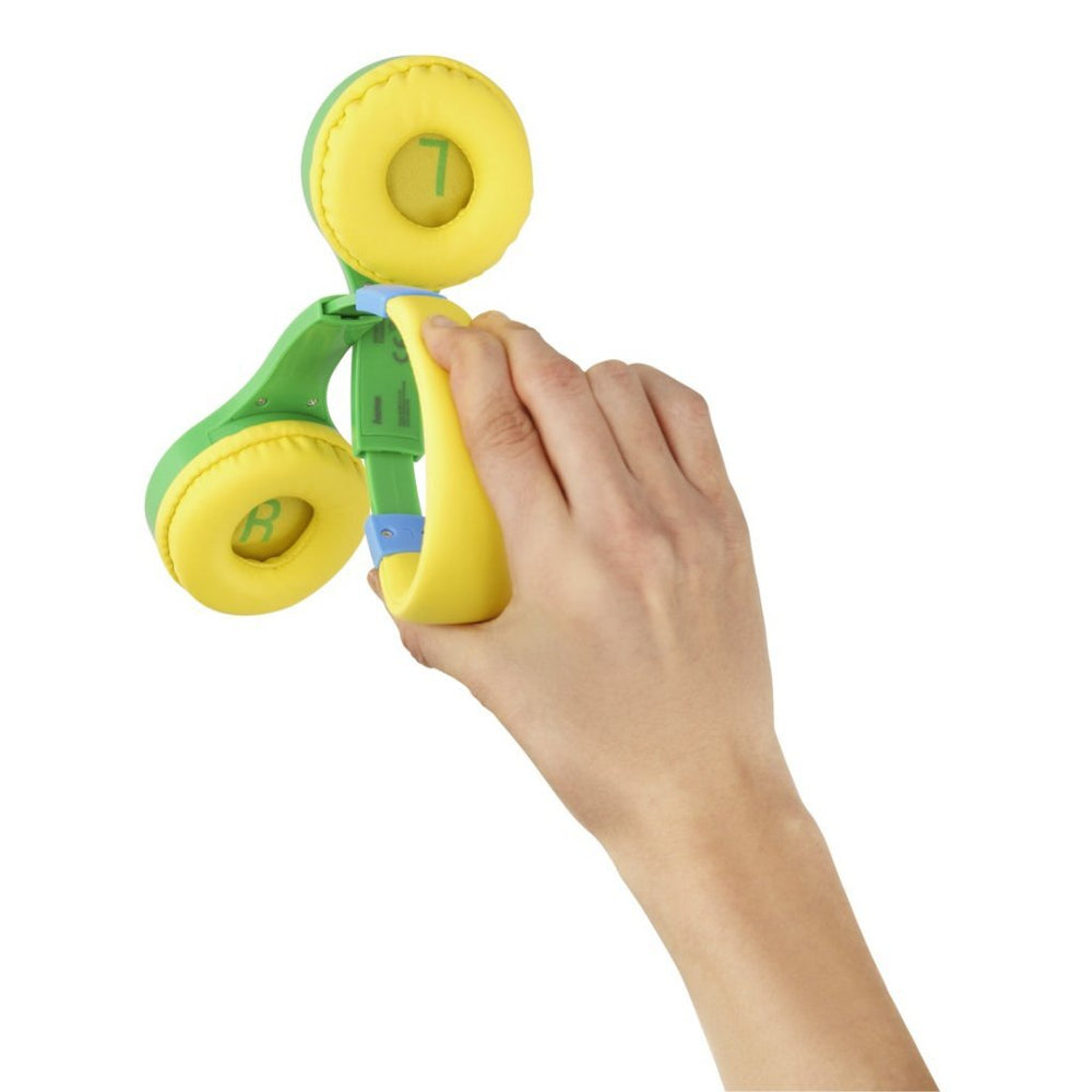 Hama kinderbeschermer op-ear kinderkoptelefoon groen geel