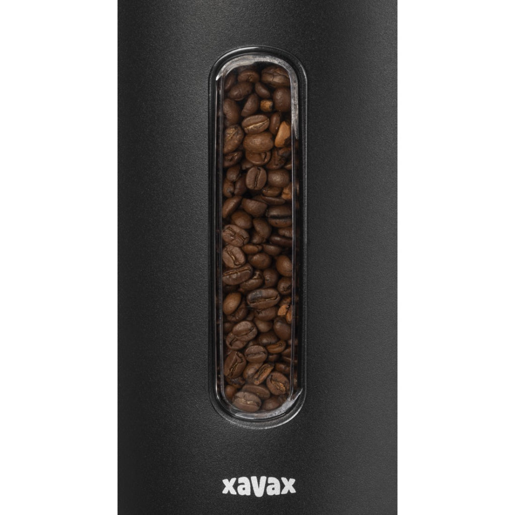 Xavax koffieblik voor 1,3 kg bonen of 1,5 kg poeder luchtdicht aromadicht zw