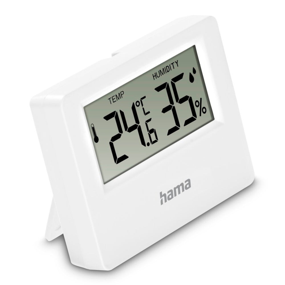 Hama thermometer + hygrometer voor binnen en buiten wit