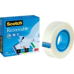 Scotch ® herpositioneerbare tape, 19 mm x 33 m
