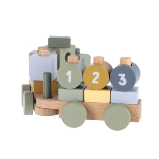 Tiamo kleine boerderij blokkentreintractor