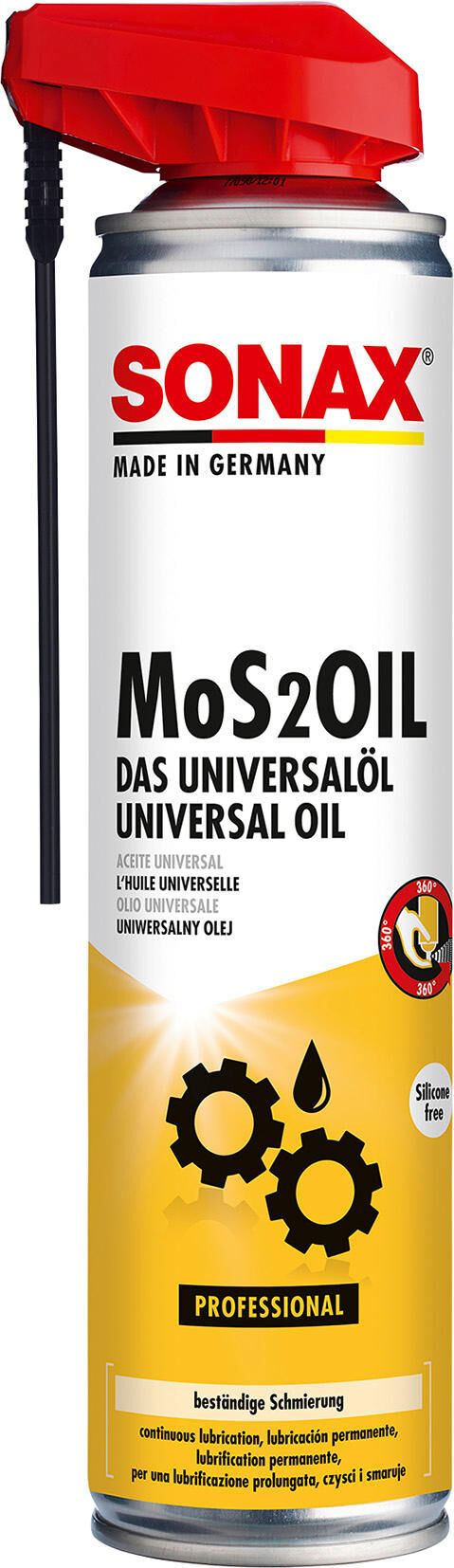 Sonax multifunctionele olie mos² oil mos 2 oil 400 ml spraydose